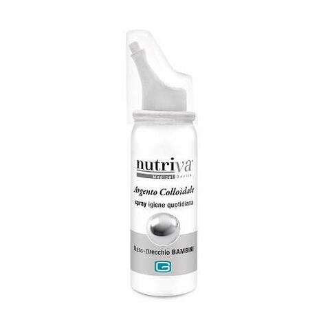 Nutriva argento colloidale naso/orecchie 30 ml