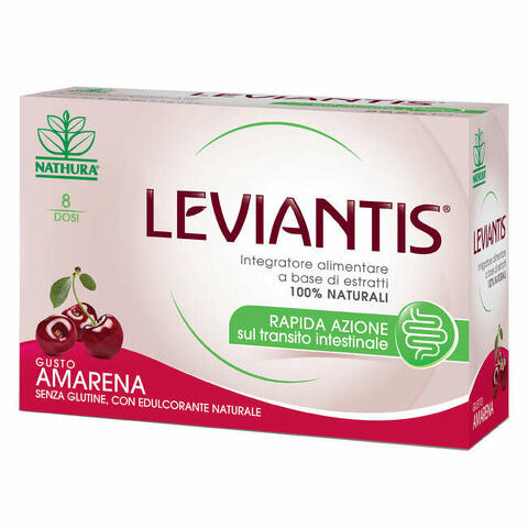 Leviantis senza glutine gusto amarena 8 dosi / 16 buste