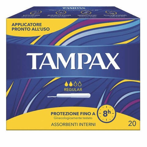 Tampax blue box regular 20 pezzi