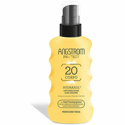 Angstrom protect hydraxol latte spray solare protezione 20 175 ml