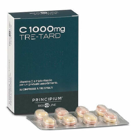 Principium c 1000mg tre-tard 24 compresse a tre strati