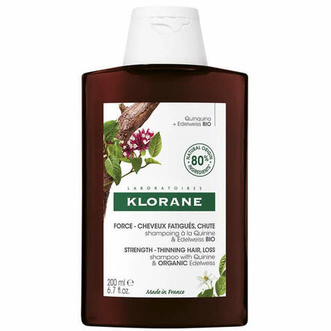 Klorane shampoo chinina-stella alpina bio 400 ml