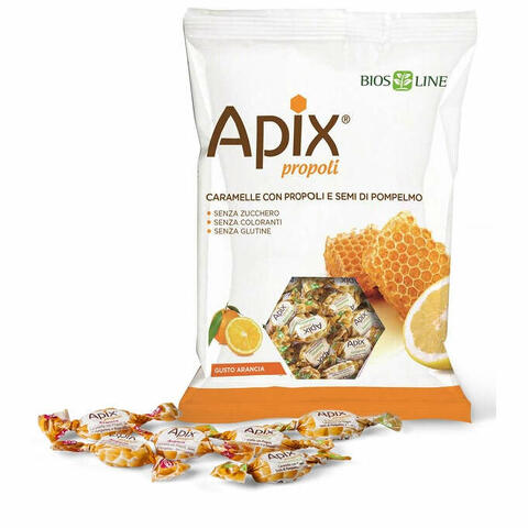 Apix propoli caramella arancia 50 g biosline