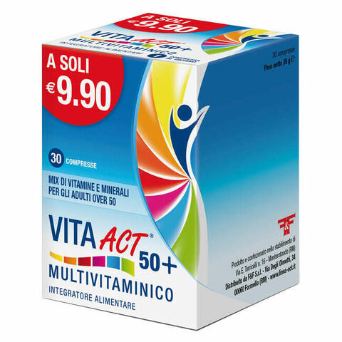 Vita act 50+ multivitaminico 30 compresse