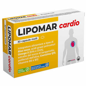 Agips Farmaceutici - Lipomar Cardio 30 cps - Integratore per la salute del cuore