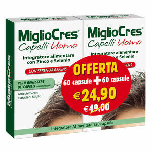 F&f - Migliocres capelli uomo 60+60 capsule promo