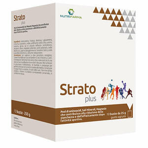 Nutrifarma - Strato plus 10 bustine 25 g gusto agrumi