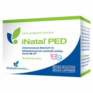 Pharmextracta - INatal PED 30 stick - Integratore probiotico per equilibrio intestinale