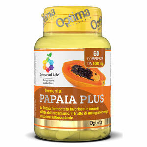 Colours of life - Colours of life fermenta papaia plus 60 compresse 1000 mg