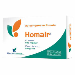 Pharmextracta - Homair 30 Compresse Filmate - Integratore Antiossidante