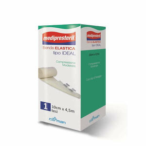 Medi presteril - Benda elastica medipresteril ideal compressione moderata m4,5x10cm tesi