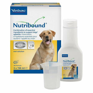 Virbac - Nutribound cane - Soluzione orale appetibile 3 flaconi da 150 ml