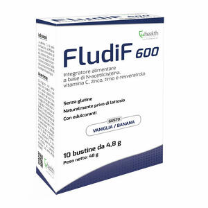 4 health - Fludif 600 vaniglia/banana 10 bustine