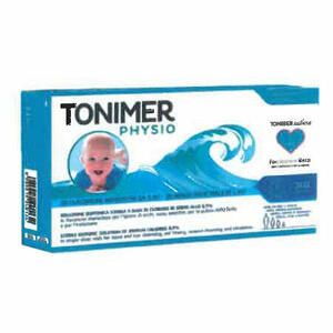 Tonimer - Physio monodose soluzione isotonica multifunzione a base di cloruro di sodio 0,9% 20 flaconcini 5 ml promo