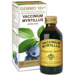 Giorgini - Gemmo 10+ gemmoderivato concentrato vaccinium myrtillus mirtillo nero senza alcool 100 ml