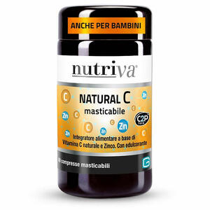 Nutriva - Natural c 60 compresse masticabili