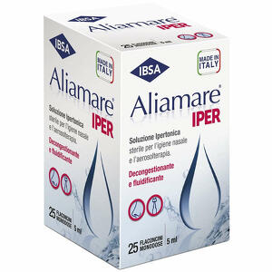 Aliamare - 25 flaconcini ipertonici da 5 ml