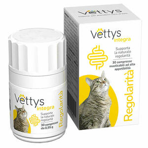 Vettys integra - Regolarita' gatto 30 compresse masticabili