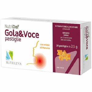 Nutridef - Gola & voce miele 20 pastiglie