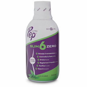 Ultra Pep - Slim 6 Zero - Integratore con Thè Verde e Sostanze Naturali 500ml