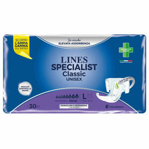 Lines - Lines specialist classic pannolone mutanda maxi large 30 pezzi