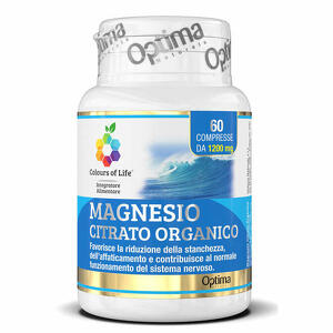 Colours of life - Colours of life magnesio citrato organico 60 compresse 1200mg