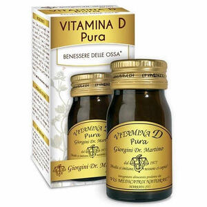 Giorgini - Vitamina D pura 60 pastiglie - Integratore per il benessere