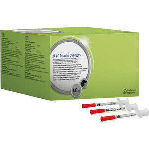 U-40 insulin syringes - Prozinc u-40 insulin siringhe da 1,0 ml 12 buste 10 pezzi