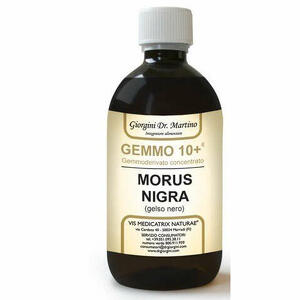 Gemmo 10+gemmoderivato concentrato - Gemmo 10+ gelso nero 500 ml liquido analcolico