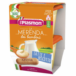 Plasmon - La merenda dei bambini - Latte e biscotto 2 x 120 g