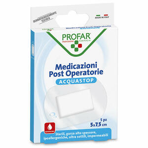 Profar - Acquastop medicazione post operatoria 5x7,5 cm  med 5 pezzi