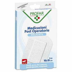 Profar - Cerotto per medicazioni postoperatorie  dimensioni 10x15cm 4 pezzi