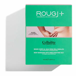 Rougj - Cellulite trattamento spa bende corpo al sale rosa dell'himalaya 2 pezzi 120 ml