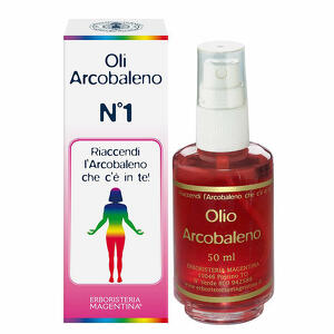 Rosso sostegno - Arcobaleno olio 1 rosso 50 ml