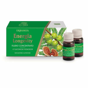 Erbamea - Energia longevity 12 flaconcini da 10 ml