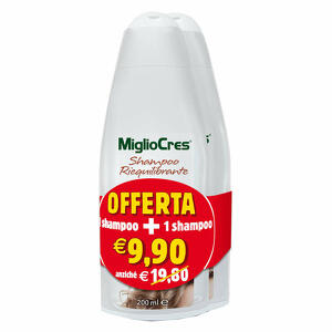 Migliocres shampoo riequilibrante - Bipack 2 flaconi x 200 ml