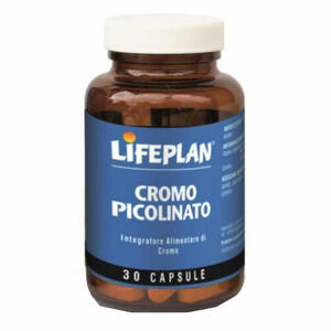 Lifeplan - Cromo Picolinato 30cps - Integratore per il glucosio