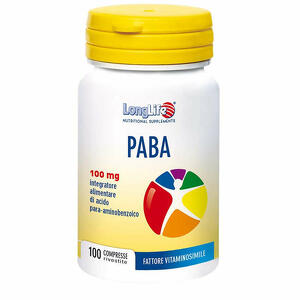 Long life - Longlife paba 100 100 compresse