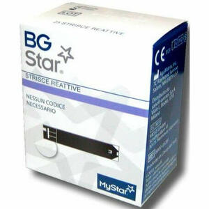 Bgstar - Strisce reattive misurazione glicemia  mystar 50 pezzi