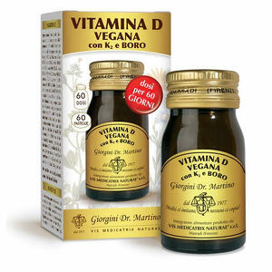 Vegana - Vitamina d  con k2+boro 60 pastiglie