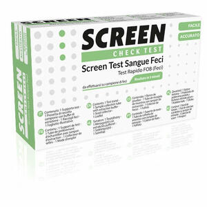 Screen italia - Screen test rapido presenza di sangue occulto nelle feci screen test fob