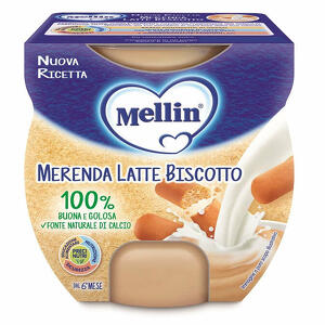 Mellin - Merenda latte biscotto 2 x 100 g