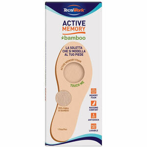 Tecniwork - Active Memory Soletta Bamboo 39 - Comfort Eccellente e Tecnologia Memory Foam