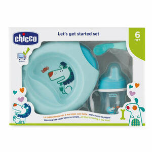 Chicco - Set pappa 6 mesi+ azzurro