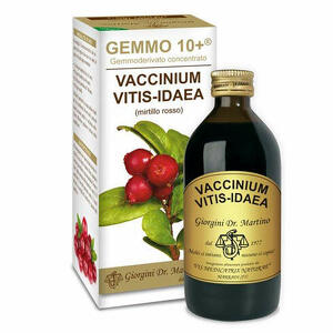 Giorgini - Gemmo 10+ mirtillo rosso liquido analcolico 200 ml