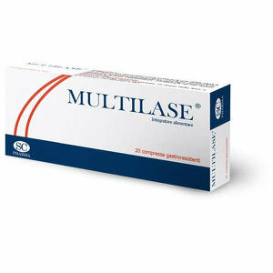 Multilase - 20 compresse - Integratore a base di bromelina e boswellia