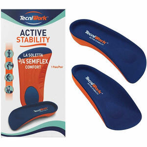 Tecniwork - Soletta active stability semiflex - Comfort e supporto per il piede