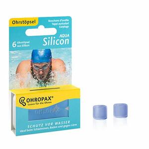 Aqua - Tappo auricolare silicone  ohropax 6 pezzi