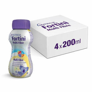 Nutricia - Fortini Multi Fibre - Alimento a fini medici speciali gusto vaniglia 200 ml