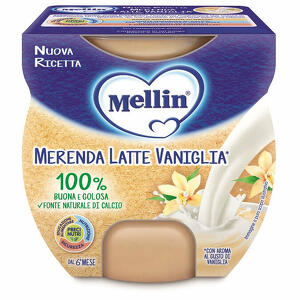 Mellin - Merenda latte vaniglia 2 x 100 g